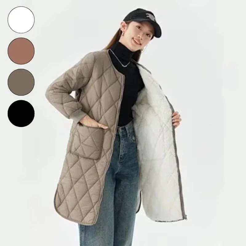 【BIG-SALE限定】ジャンパーブルゾン レディース 厚手 暖かい ロングスリーブ コットン レディース 中綿ジャケット パッド入り