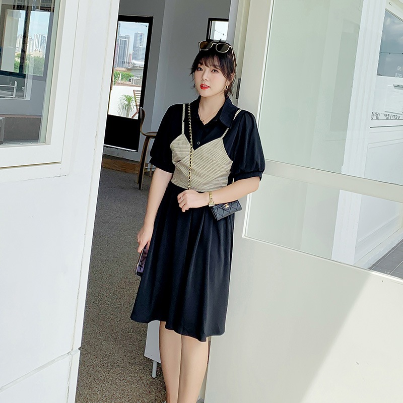 ワンピース 大きいサイズ 半袖 春夏 韓国 妊婦 マタニティ ゆったり きれいめ 3l 4xl 5l