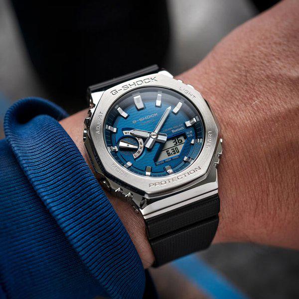 (3色) G-SHOCK GA-B2100 メタル ソーラー充電 Bluetooth ミリタリー デジタル電子腕時計