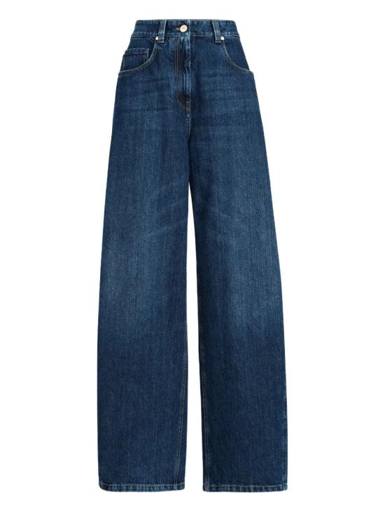 BRUNELLO CUCINELLI Women Denim Pants MA095P4059 C9370 DENIM BLUE