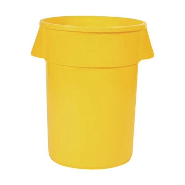 ラバーメイド ラウンドブルートコンテナ 121.1L イエロー 263204 1個 フタ別売
