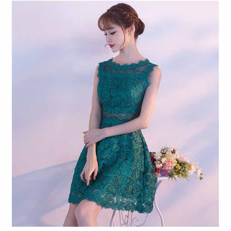 ゴージャスな総レース仕様のフレアーワンピース ワンピース 結婚式 ワンピ 二次会 入学式 入園式 卒業式 大人 上品 OL パーティードレス ドレス フォーマル レディース ミディアム丈 ひざ丈 レー