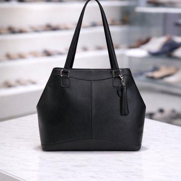 女性新作ロングタッセルショッパーバッグEOESBH861BK HFIH2A GN_GN
