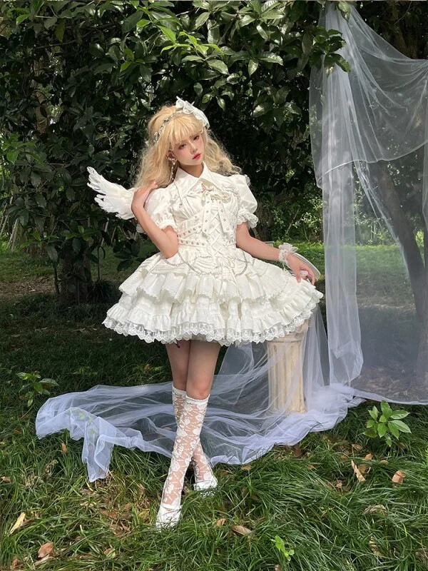 ロリータ セクシーかわいいコスプレハロウィン衣装 成人式女性コントラクトクロスjskオリジナルロリショートスイートドレスータゴシックエレガントドッグ