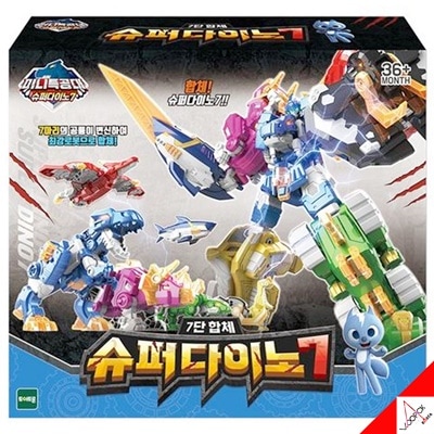 安い Force Mini 21 Seven ミニ特攻隊 スーパーダイノ7 トランスフォーマー 七重体 ロボット フィギュア 七匹恐竜 合体 韓国 漫画 アニメ 合体ロボット Dino Super ロボット Armarinhodasnovidades Com Br