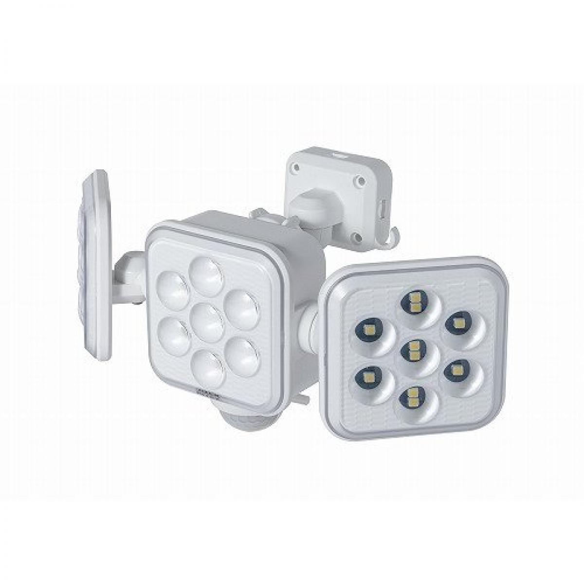 ムサシ 5W×3灯 フリーアーム式 LEDソーラーセンサーライト S-330LAL ムサシ製 アレンザ