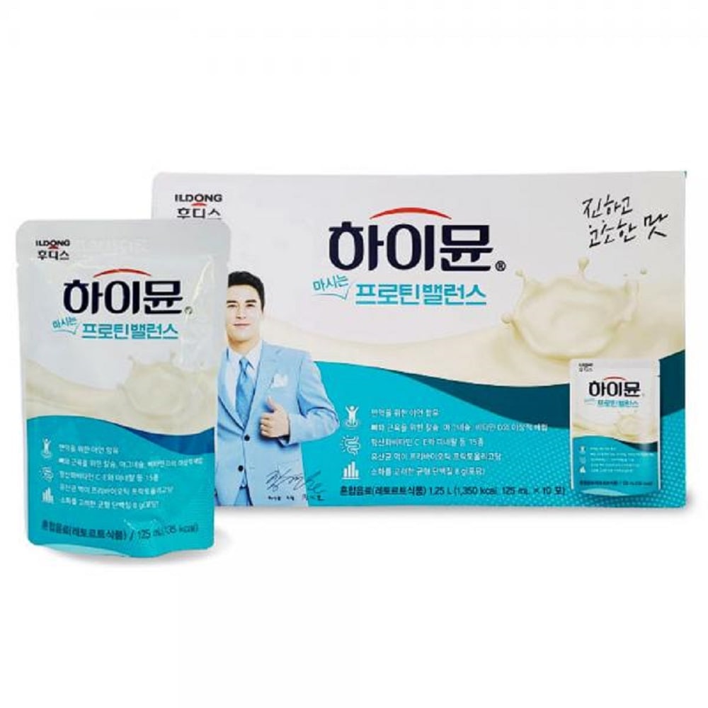 韓国-K MEAL-健康でおいしく一同フディス ハイミューン 飲む プロテインバランス 125mlX10包 濃厚で香ばしい味 タンパク質補充-K FOOD