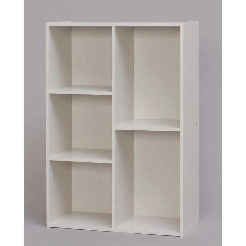 アイリスオーヤマ　IRIS OHYAMA　カラーボックス 2列タイプ (オフホワイト/約幅60×奥行29×高さ88cm)