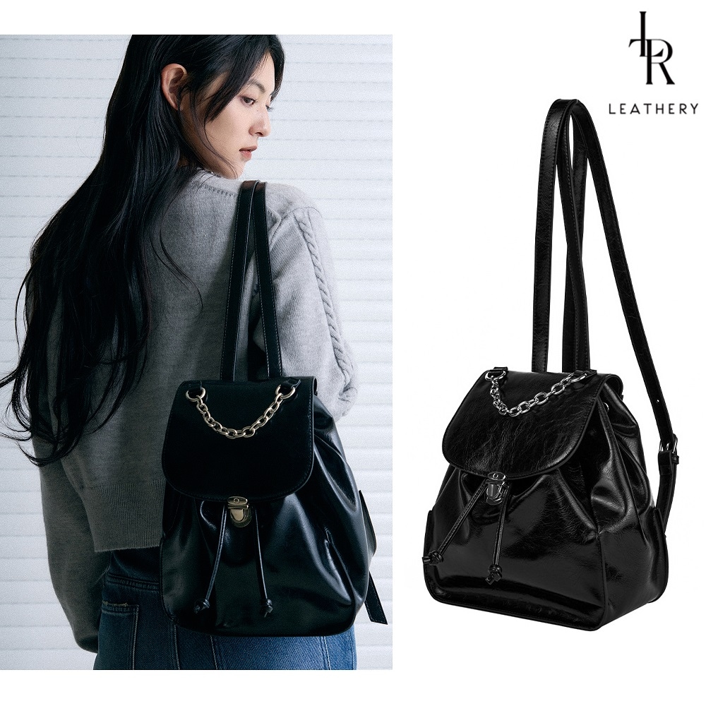 Other Classic Chain Backpack [BLACK] 新商品 デイリーバッグ 女性バッグ 新学期 大学生 韓国人気 学生バッグ 登校バッグ