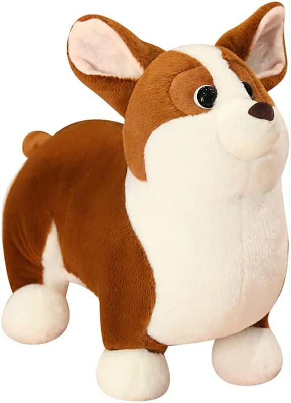 コーギー ぬいぐるみ 犬 いぬ かわいい リアル 本物 そっくり 雑貨 動物 アニマル 癒し 動くもちもち 手触り 癒し インテリア プレゼント ギフト お祝い 誕生日 クリスマス 子供 女の