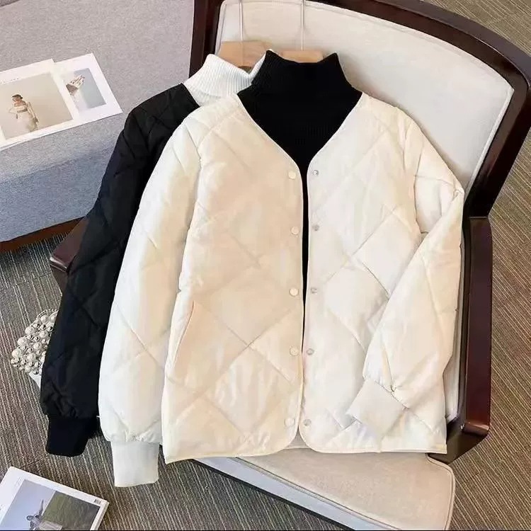 コート 中綿ダウンコート レディース 冬服 中綿ジャケット キルティングコート ノーカラージャケット 軽量 暖かい 防寒アウター オシャレオーバー