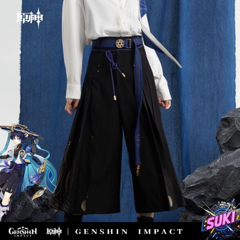 【プロ品質を極める!】原神 グッズ / 放浪者 インプレッションシリーズ / ワイドパンツ / Genshin Impact Wanderer 流浪者 げんしん コスプレ