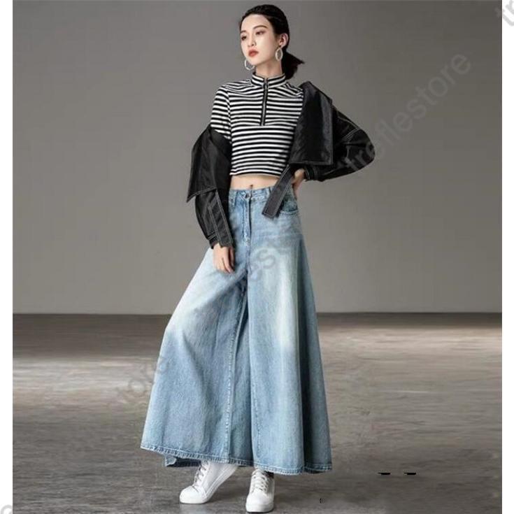 ワイドパンツ レディース デニムパンツ バギーパンツ 夏 ジーンズ ジーパン ハイウエスト 夏 ボトムス 春 快適