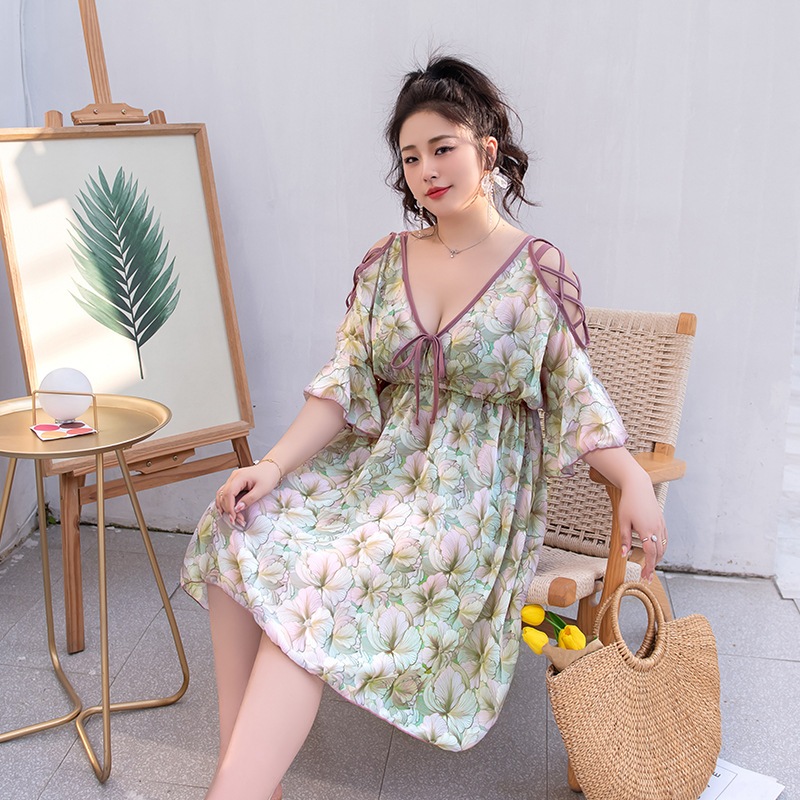 ぽっちゃり 水着 大盛り 大きいサイズ レディース 水着 体型カバー 着痩せ ビキニ 3点セット 温泉 ビーチ セクシー 韓国風 大人 女性用 水着 上下セット 花柄 df036z7 5,282円