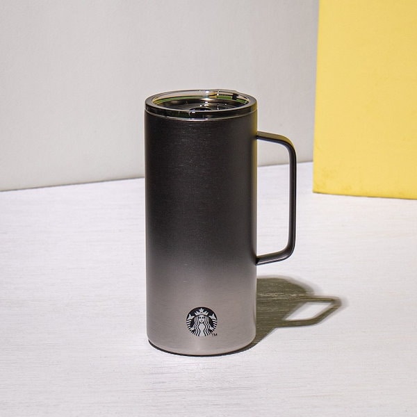 韓国スタバ★海外スターバックス　ブラックタンクタンブラー503ml 新品STARBUCKS ステンレス　グラデーション