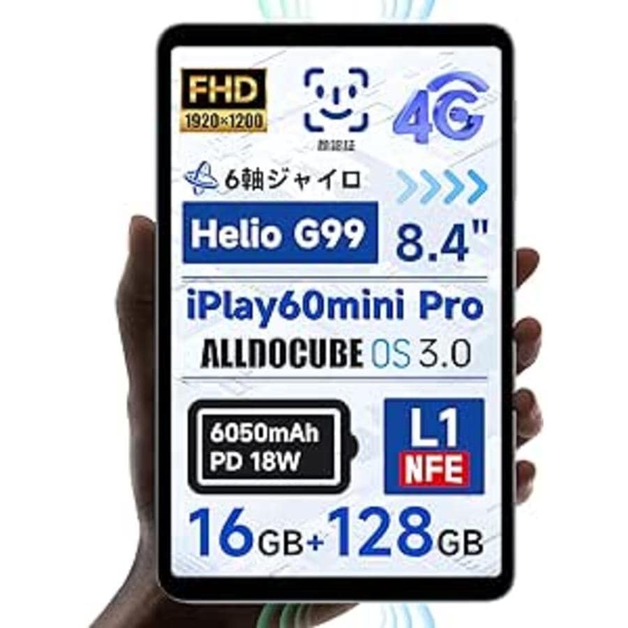 ALLDOCUBE iPlay60mini Pro 8.4インチタブレット 21,775円