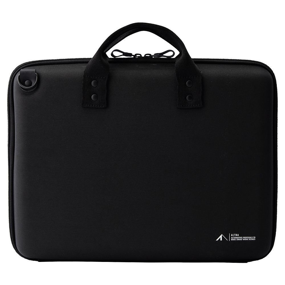 （まとめ買い）ALTNA ハードシェルバッグ L ブラック A-7755-24 [x3]