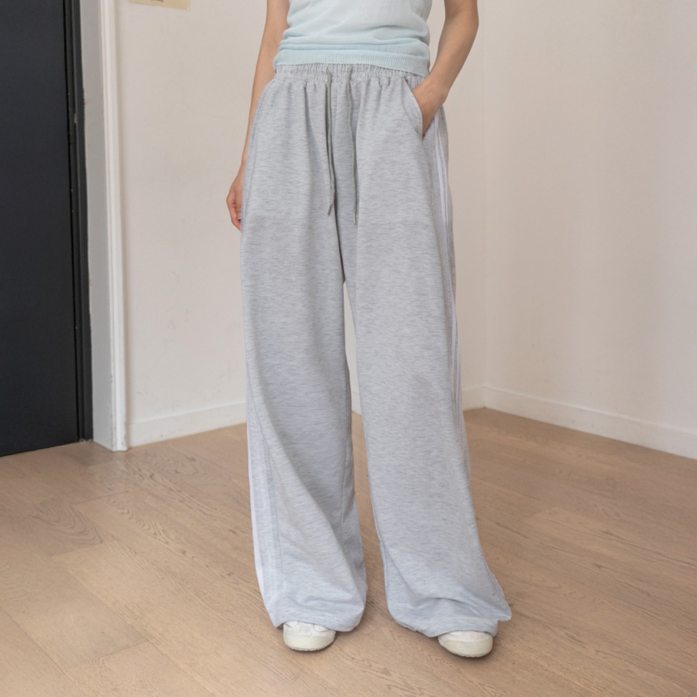 S-2XLエーテルバンディングレースワイドトレーニングパンツ