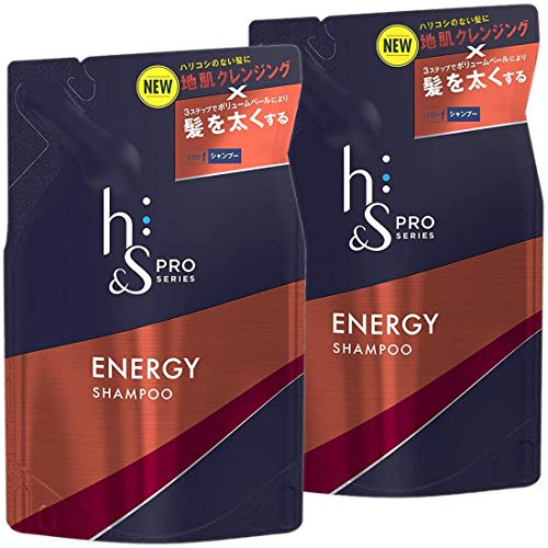 【まとめ買い】 h&s for men シャンプー PRO Series エナジー 詰め替え 300ml2個