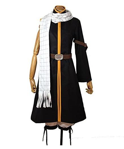 FAIRY TAIL 風 ナツドラグニル コスプレ衣装 コスチューム マフラー付き サイズ S―XXL 男女共通サイズ