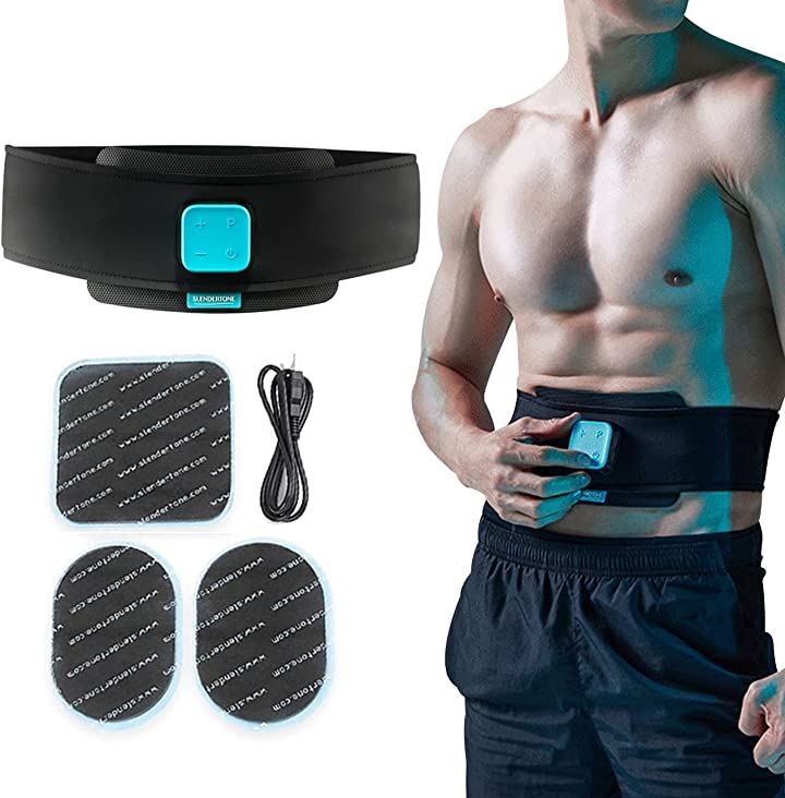 abs8 腹筋ベルト EMS アブベルト インナーマッスル トレーニング( ブラック)
