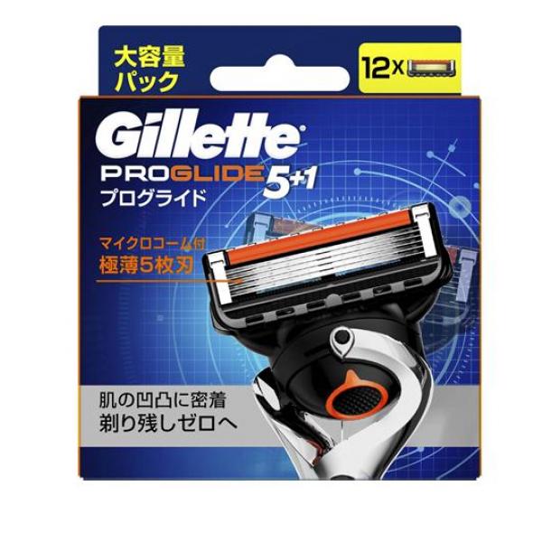 ジレット プログライド5+1 マニュアル 替刃 12個入