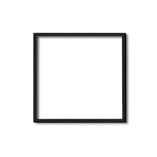 (角額)木製正方額・壁掛けひも 四角額 350角（350×350mm）「ダークブラウン」