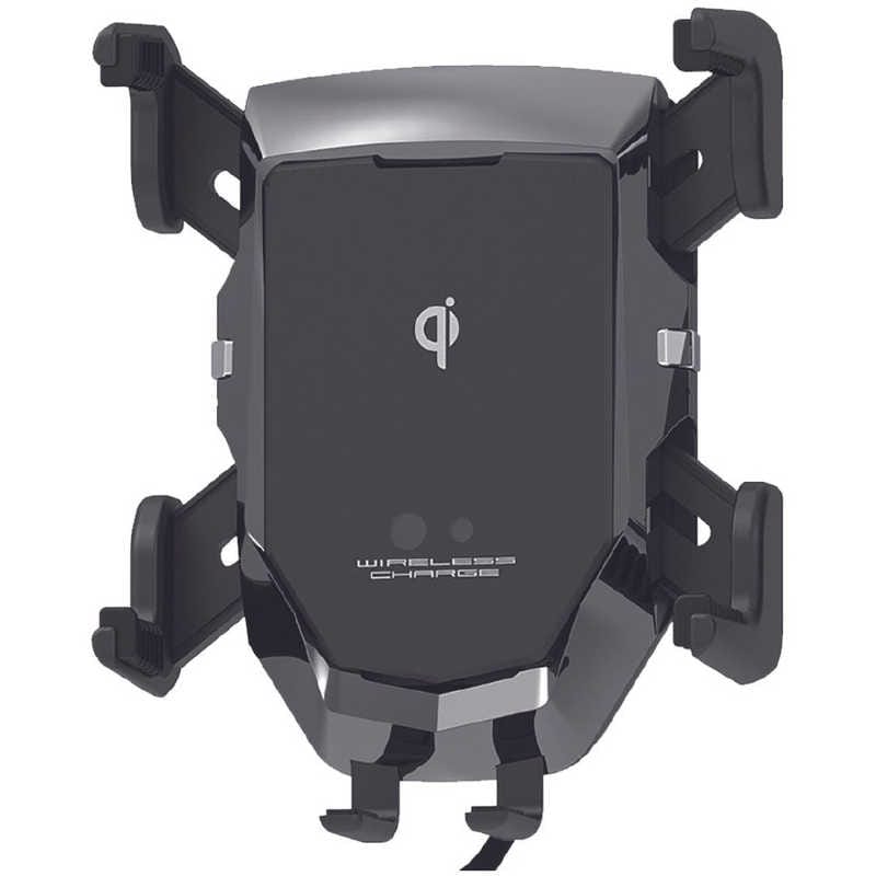 カシムラ　Qi自動開閉ホルダー 4アーム 手帳対応 エアコン取り付け　KW-41ワイヤレス充電器