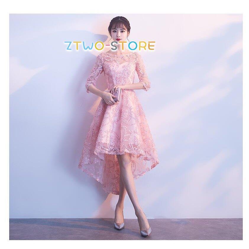 【急速出荷!】ワンピースドレスドレス30代40代 成人式 卒業式 ミモレ丈 二次会 20代 ウエディングドレス おしゃれ ワンピース 披露宴 フレア袖 お呼ばれ 10代 パーティードレス 食事会 4,857円