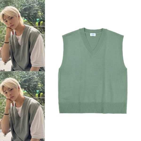 【Stray kids着用】CITYBOY V-NECK KNIT VEST