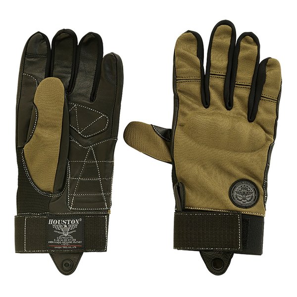 HTVG2312S MESH/LETHER グローブ カーキ XLサイズ HTVG2312SKHX