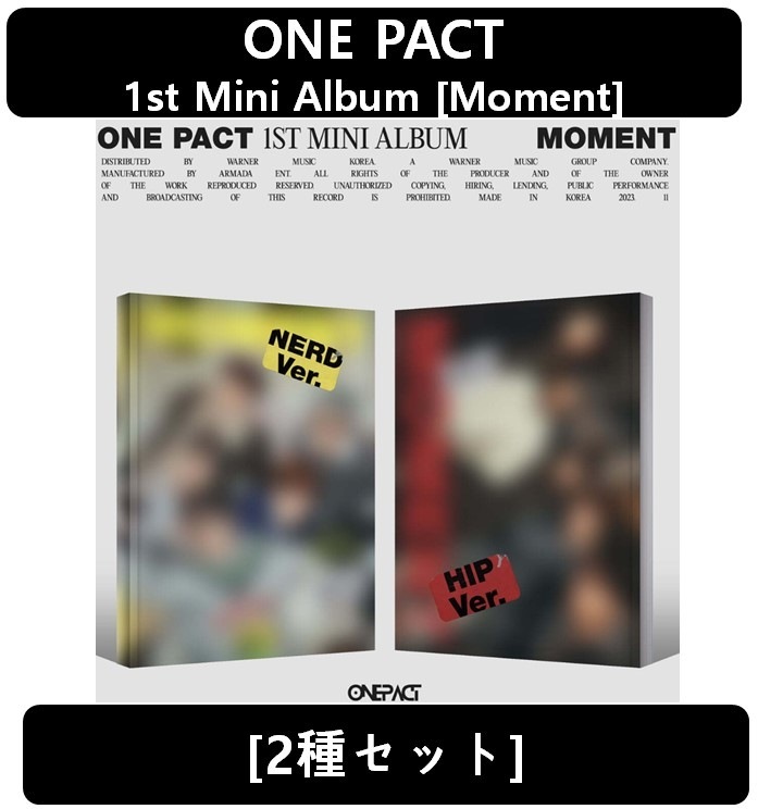 【ONE PACT】[2種セット] - 1st Mini Album [Moment]