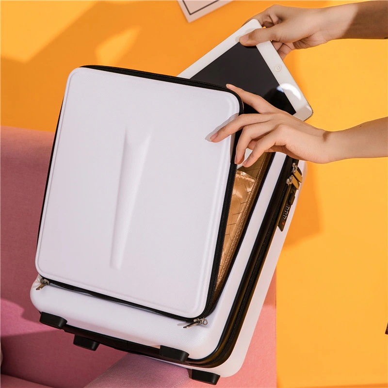 フロント開口部 スーツケース 小型 多色多機能 16インチ手持ち化粧箱 軽く携帯 収纳 旅行バッグ