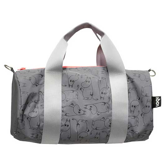 2wayショルダーバッグ ミニドラムバッグ 撥水加工 LOQI Mini Weekender Reflective ローキー ミニウィークエンダー リフレクティブ ムーミン/パターン