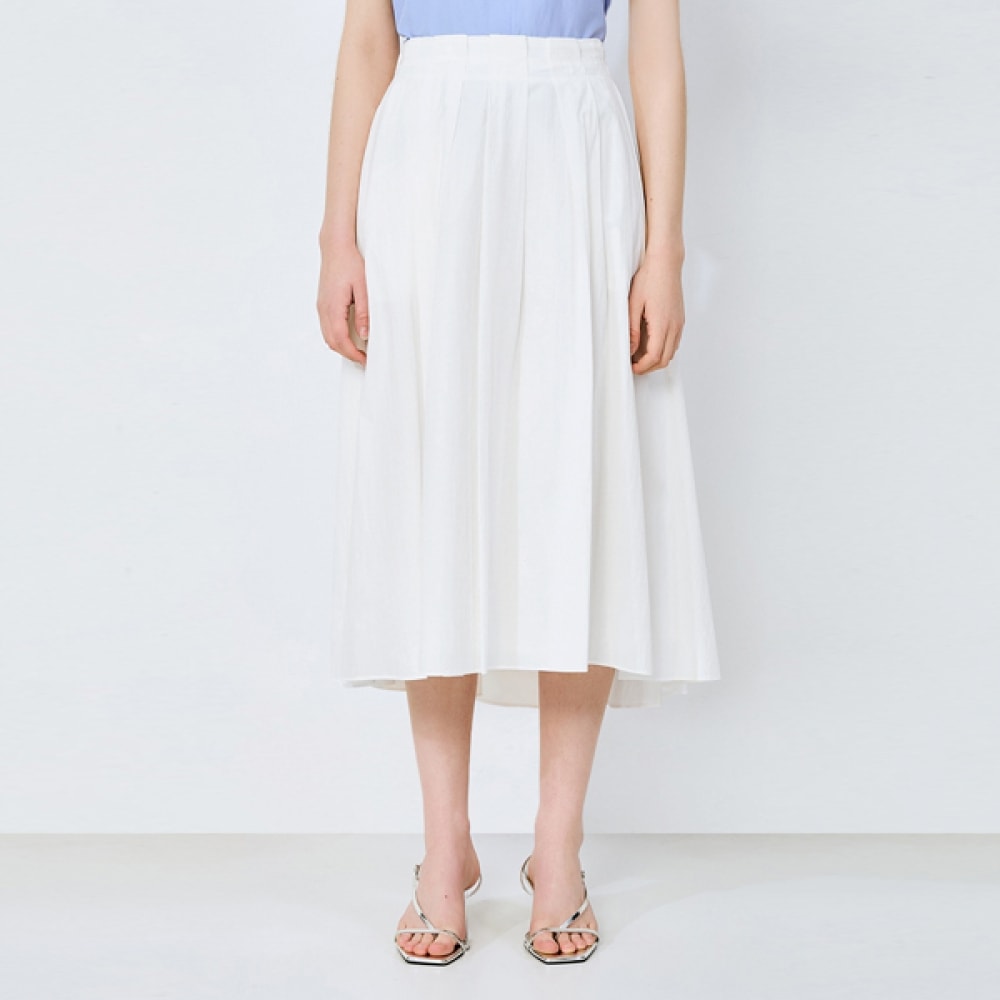 (Shes Miss) アンバランスバックバンディングスカート_swwsko22060