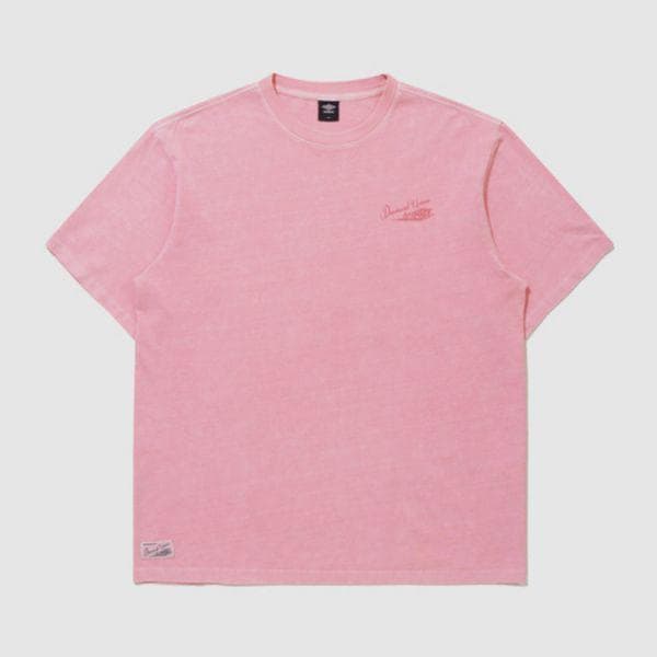 O ウェイファインダー ガーメントダイイング 半袖Tシャツ ピンク UQ121CRS11PNK 930891