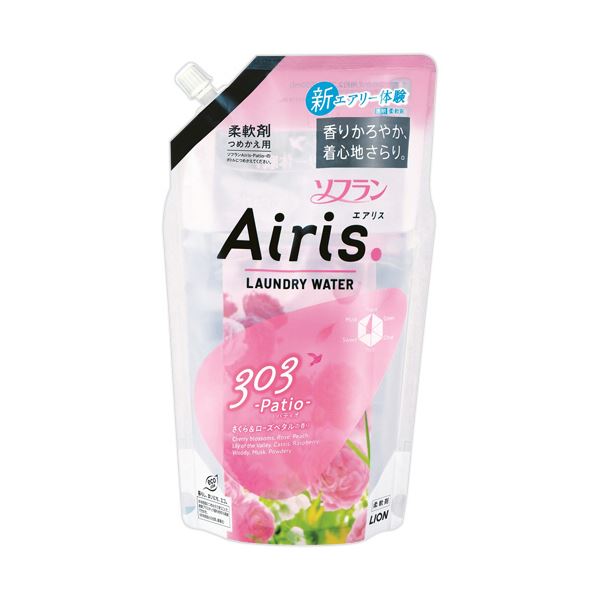 （まとめ） ライオン ソフランAiris パティオ つめかえ用 850ml 1個 [x5セット] 7,754円