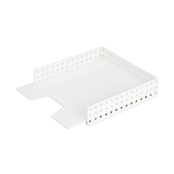 (まとめ) 吉川国工業所 マルチファイルトレーA4タテ ホワイト CB-9029（W） 1個 (×10セット)