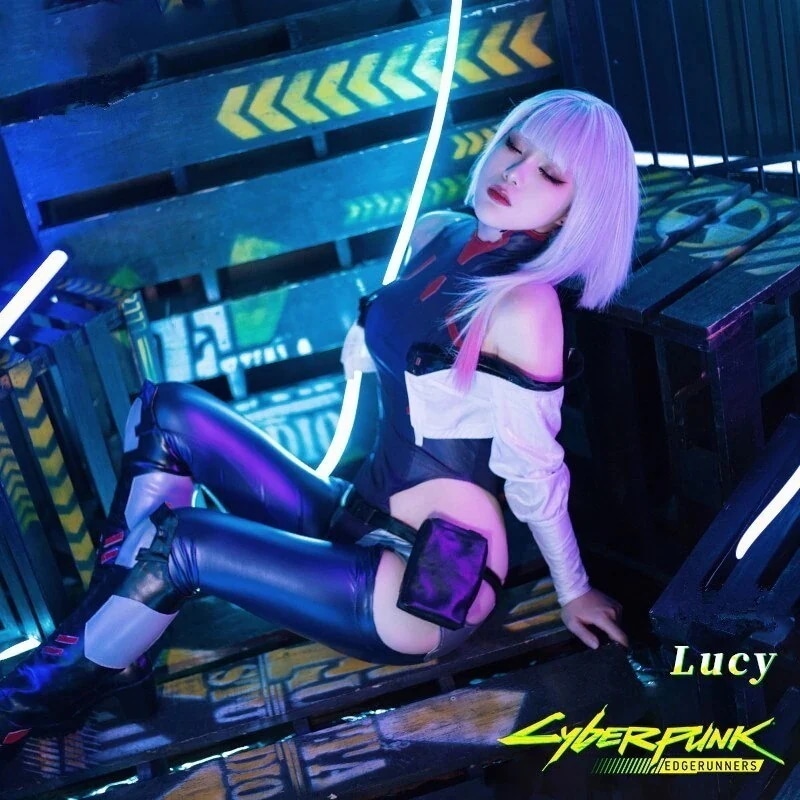 変装 仮装 ハロウィン イベント コスチューム コスプレ衣装 ルーシー Lucy サイバーパンク:エッジランナーズ Edgerunners Cyberpunk: スーツ ハロウィン 2023年新作入荷