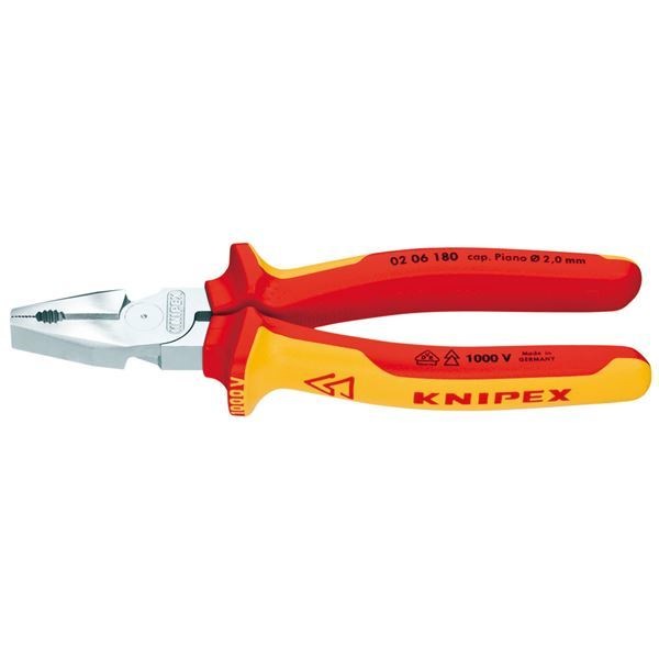 KNIPEX(クニペックス)0206-225 強力絶縁ペンチ 1000V