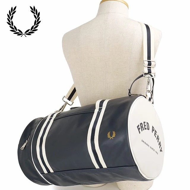 クラシック バレルバッグ [L7255-635] メンズ・レディース 鞄 ボストンバッグ NAVY-ECRU 正規取扱店
