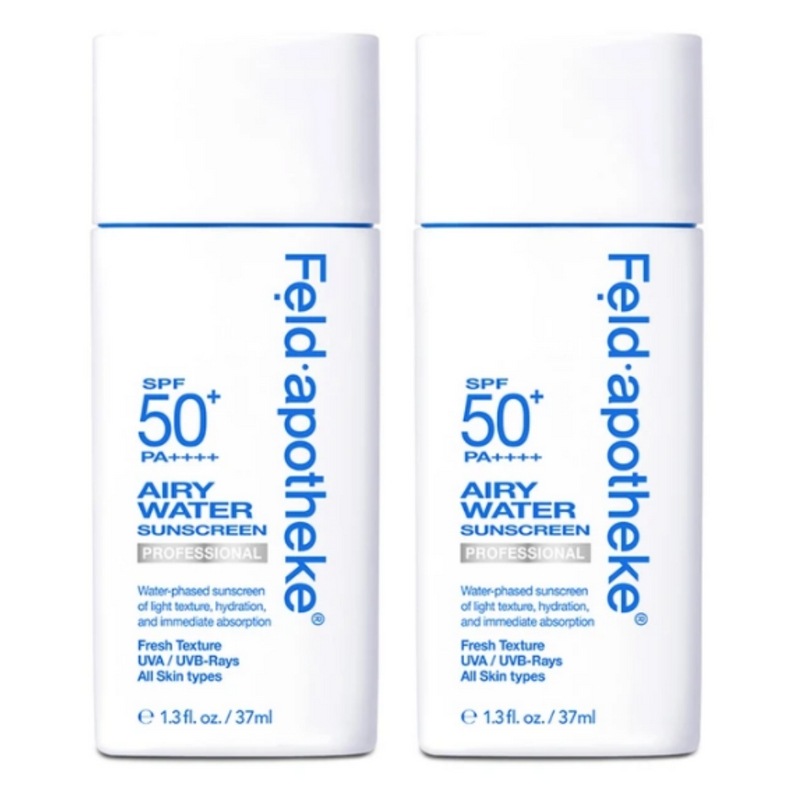 Feldapotheke エアリー ウォーター サンスクリーン 37ml x 2 SPF50+ PA++++ 軽やか 水分鎮静 日焼け止め セラムタイプ