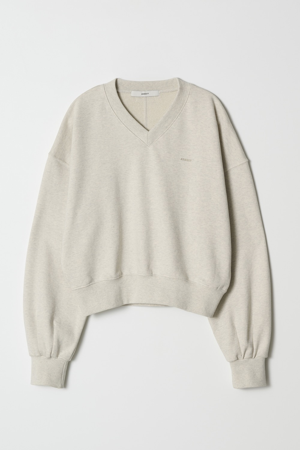新着商品 FW Melange Sweatshirt_Oat Vneck 22 Tシャツ・カットソー