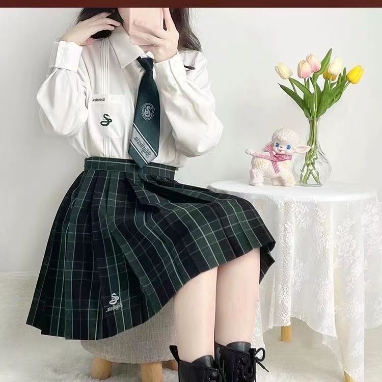 ハリーポッター シャツ 女性 長袖 制服 レトロ ブリティッシュスタイル ハリーポッター セーター ベスト ベスト tr
