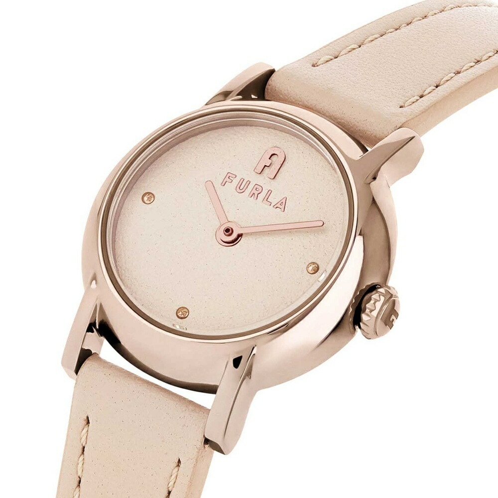 フルラ 腕時計 レディース ピンクゴールド ピンクベージュ ミニマルデザイン シンプル 革ベルト おしゃれ かわいい ブランド 女性 プレゼント 誕生日 記念日 FURLA 時計 並行輸入品 ランキン 15,444円