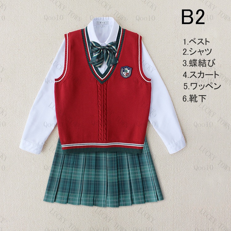 Qoo10] なんちゃって制服 セット jk 制服 5 : レディース服