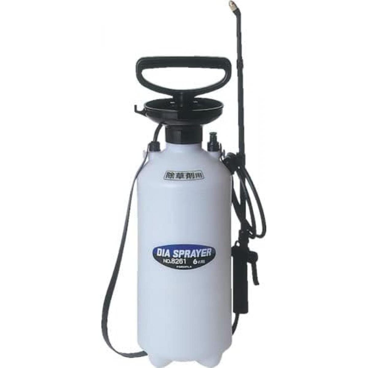 フルプラ ダイヤスプレー No.8261 除草剤用噴霧器 6L 単頭式 エンプラ製ショートノズル付 46cm 5,519円