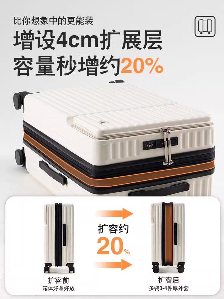 スーツケース女子2025新型スーツケース旅行箱20インチ搭乗ケース学生28インチ男性暗号箱拡張可能