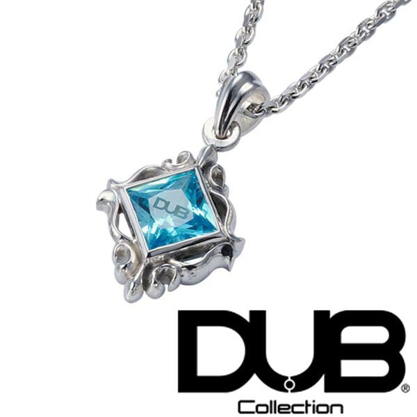 再入荷なし　即納 DUB ネックレス メンズ レディース ジュエリー 294-4(ライトブルーCZ) ダブジュエリー シルバー アクセサリー ダブコレクション CanCam キャンキャン Scaw