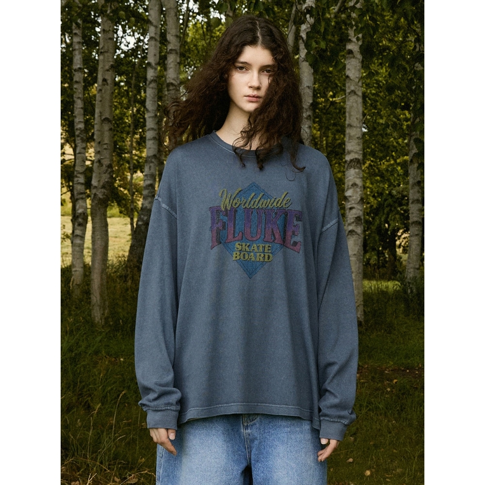 フルークフルークワールドワイドピグメントロングスリーブ T シャツ FLT713 3COLOR W 7,699円